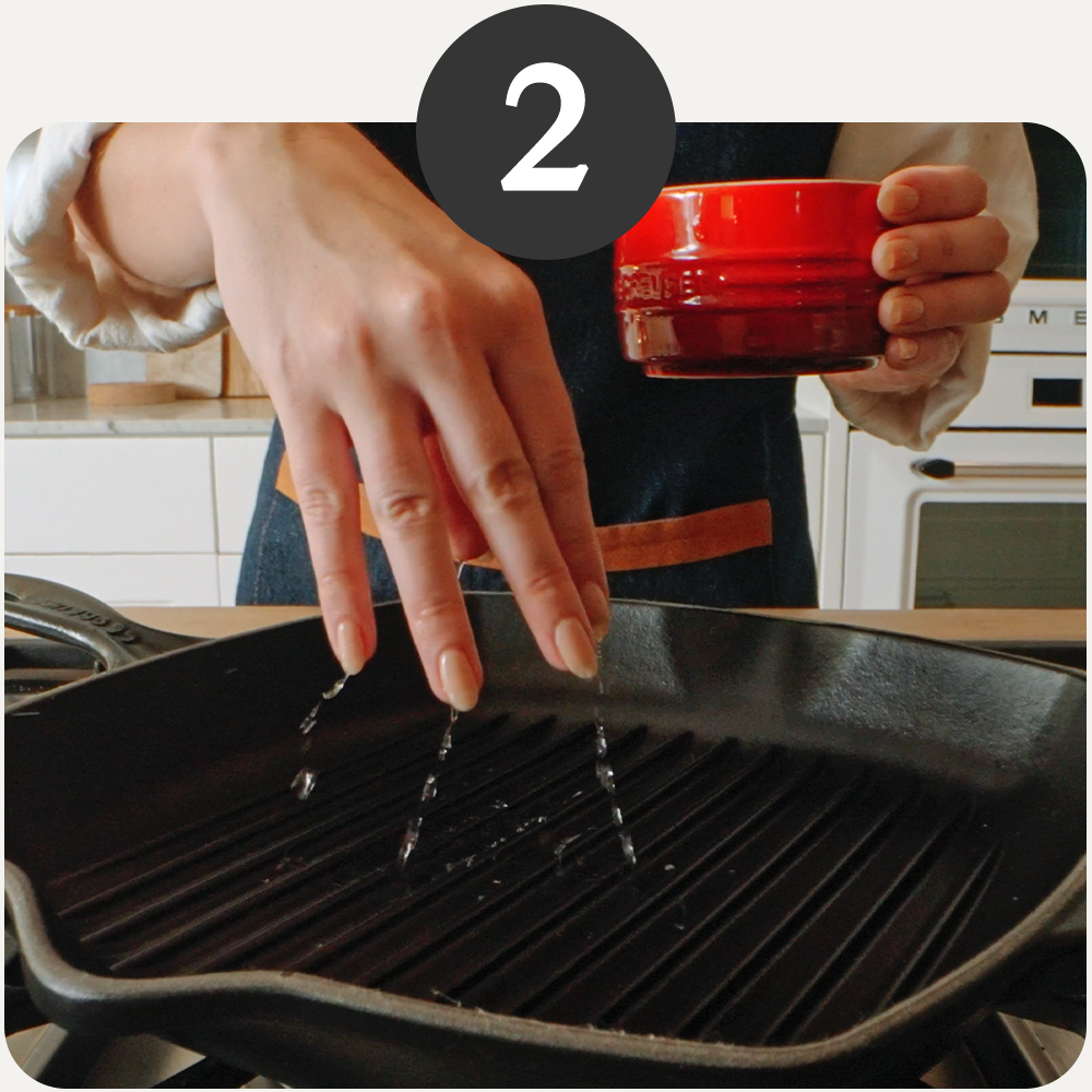 How to use a grilling pan Le Creuset UK
